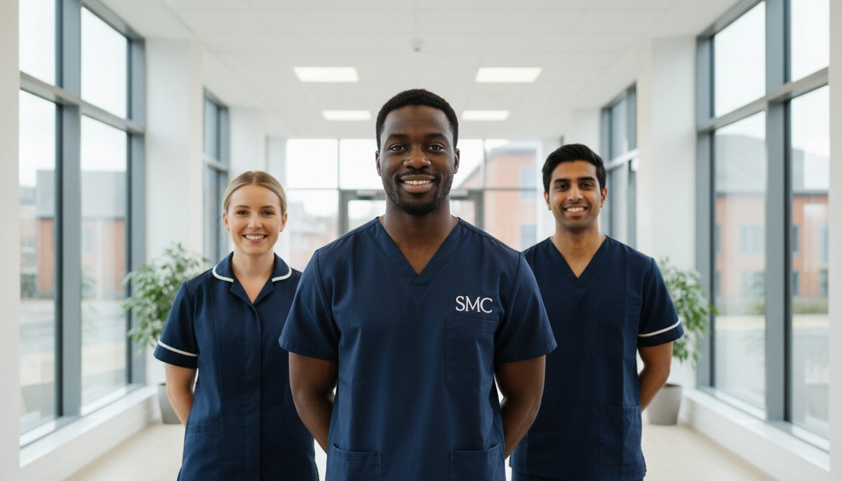 Healthcare Scrubs with Logo Embroidery: The 2026 UK Procurement Guide - The Staff Uniform Company