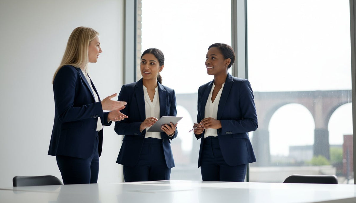 How to Choose the Perfect Women’s Business Suit in the UK: A 2026 Procurement Guide - The Staff Uniform Company