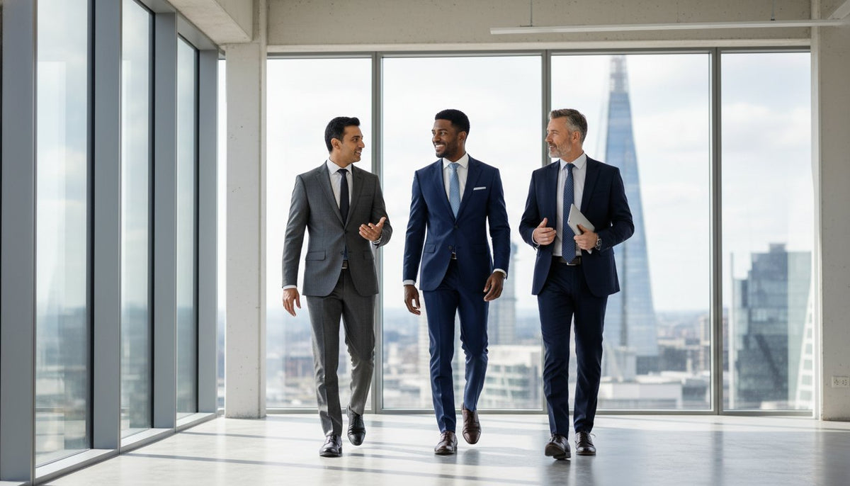 Men's Business Suits UK: The 2026 Professional Procurement & Styling Guide - The Staff Uniform Company