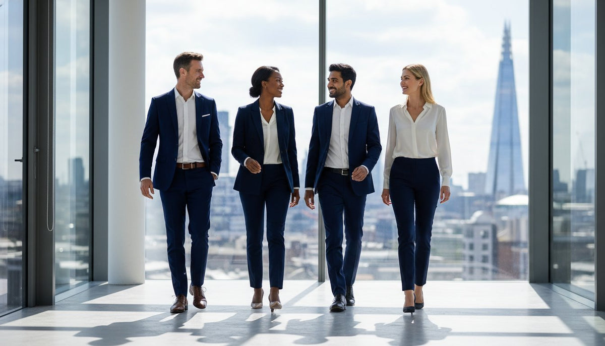 Professional Office Wear Policy Examples for UK Businesses in 2026 - The Staff Uniform Company