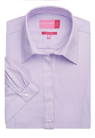 Paduli Ladies Work Shirt Womens Short Sleeve Shirts Brook Taverner Lilac 4