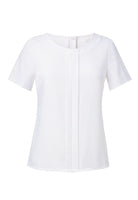Felina Ladies Crepe de Chine Blouse Blouses Brook Taverner White 6