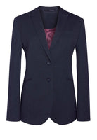 Cordelia Tailored Fit Ladies Suit Jacket Ladies Suit Jacket Brook Taverner Navy Pindot 4 Regular