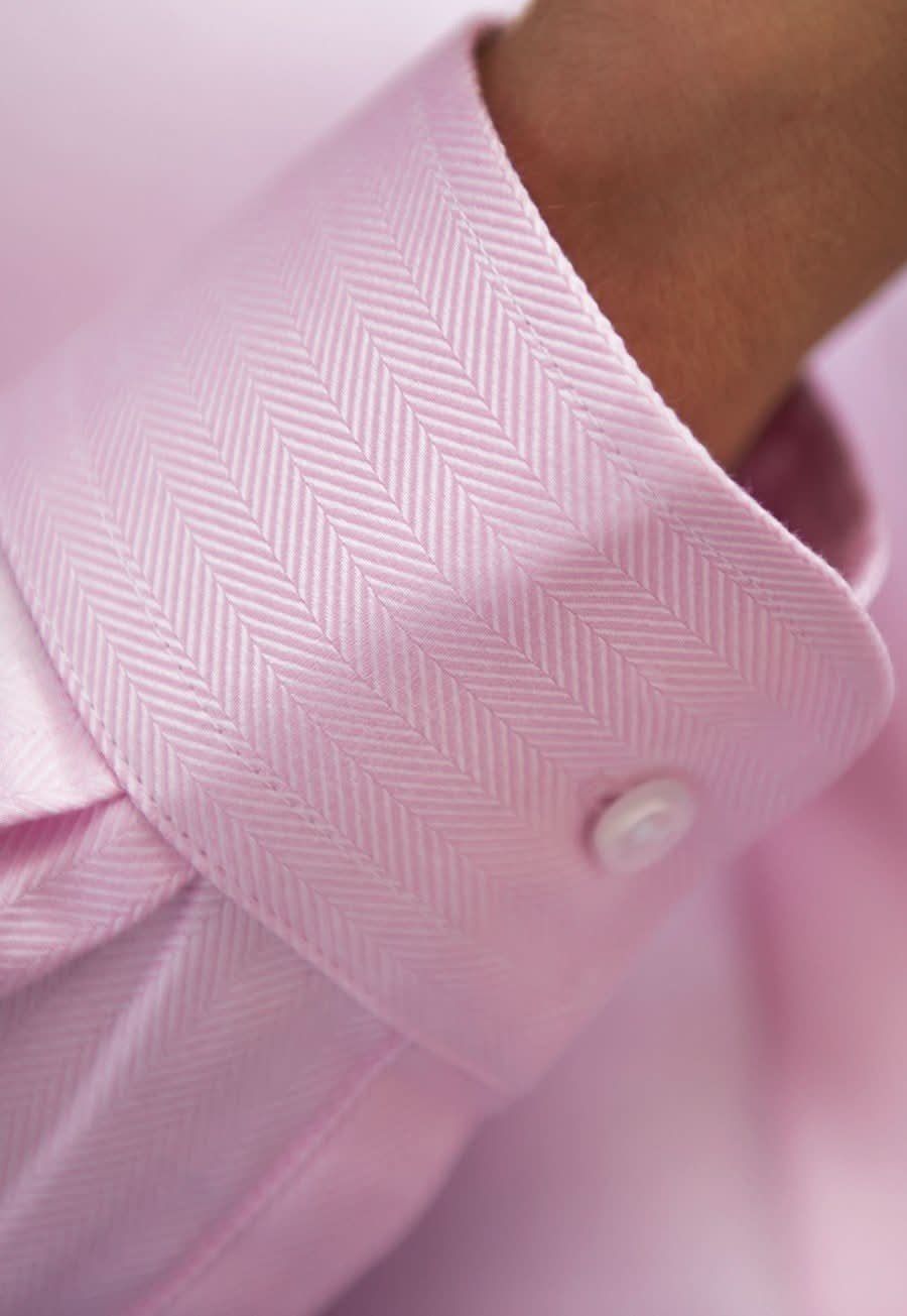 Prosecco Ladies Herringbone Shirt Womens Long Sleeve Shirts Brook Taverner
