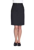 Austin Ladies Chino Skirt Skirts Brook Taverner Black 6 Regular