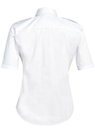 Hestia Semi-Fitted Ladies Pilot Shirt Womens Short Sleeve Shirts Brook Taverner