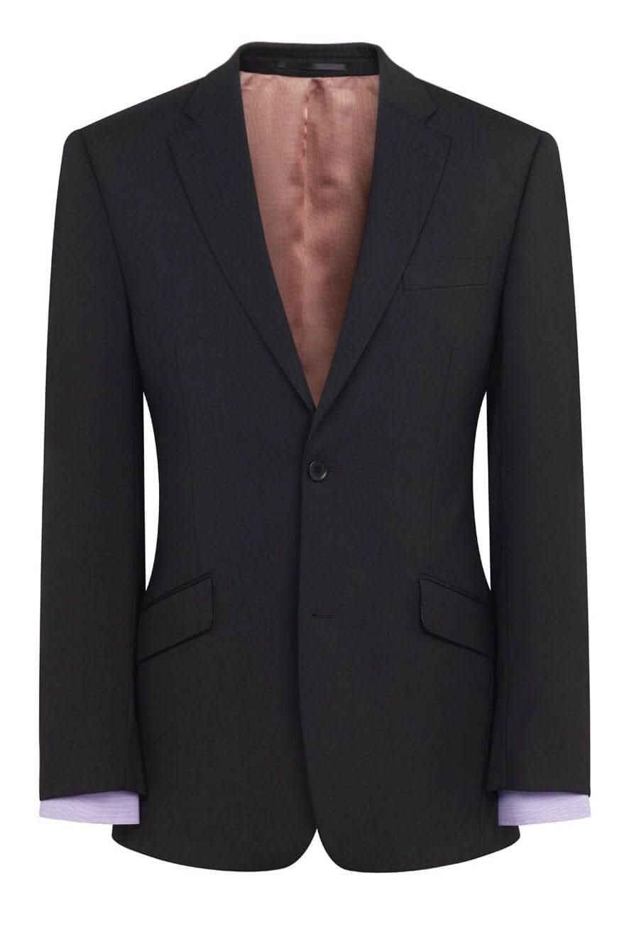 Aldwych Tailored Fit Mens Suit Jacket Mens Suit Jacket Brook Taverner Black 36 Short