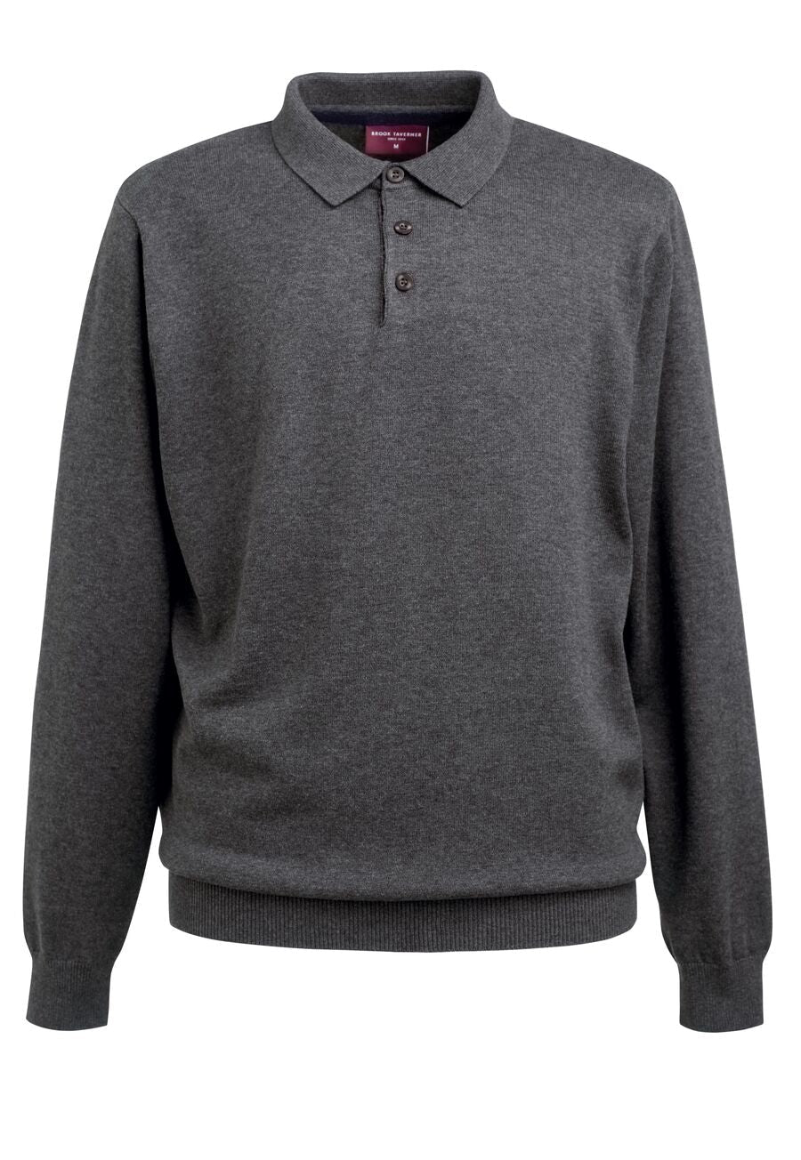 4219: Casper Mens Knitted Polo Shirt – The Staff Uniform Company