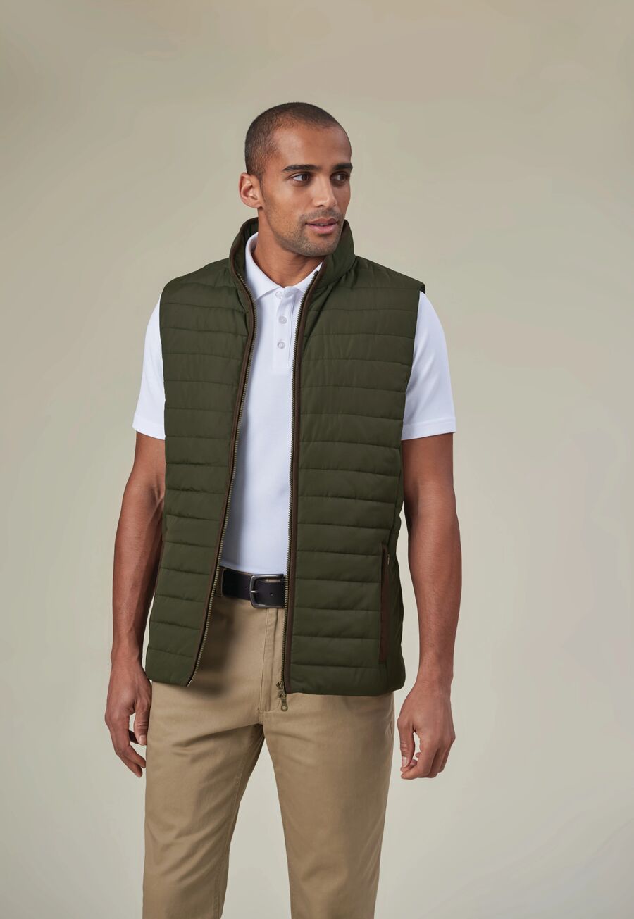 4370: Tampa Quilted Mens Gilet Jacket Mens Bodywarmer Brook Taverner