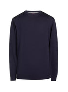 Jackson Mens Crew Neck Jumper Mens Knitwear Brook Taverner Navy XS