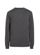 Jackson Mens Crew Neck Jumper Mens Knitwear Brook Taverner Charcoal XS