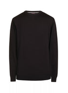 Jackson Mens Crew Neck Jumper Mens Knitwear Brook Taverner Black XS
