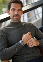 4561: Franklin Mens Turtleneck Jumper Mens Knitwear Brook Taverner