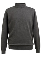 4561: Franklin Mens Turtleneck Jumper Mens Knitwear Brook Taverner Charcoal XS