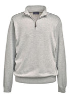 Dallas 1/4 Zip Mens Jumper Mens Knitwear Brook Taverner Silver XS