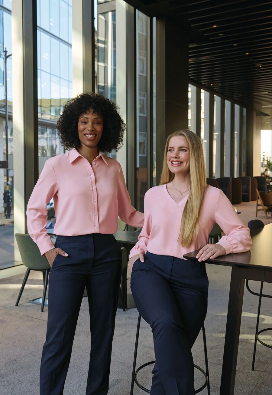 2418: Como V-Neck Blouse Blouses Brook Taverner