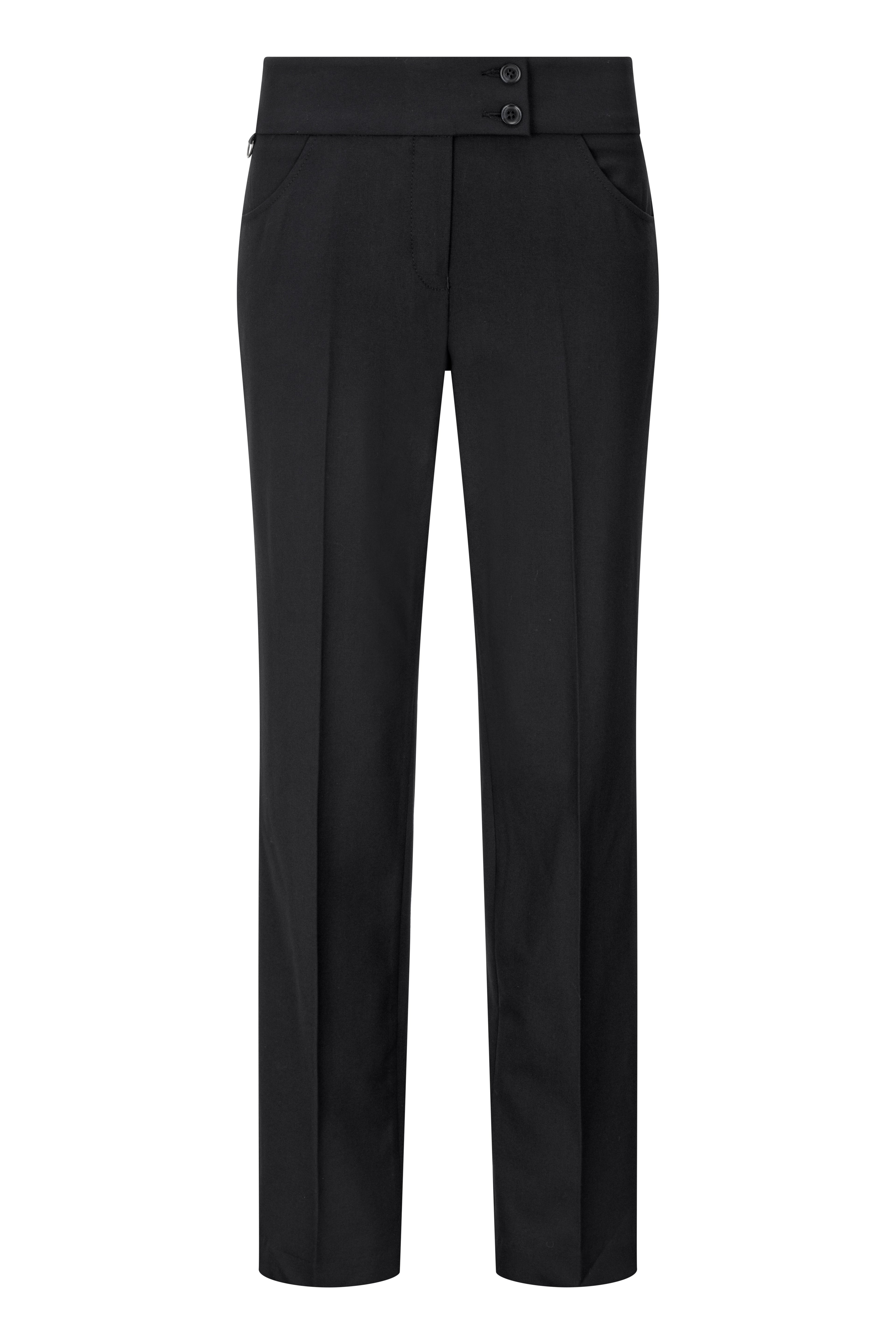 Maidavale Women's Narrow Leg Suit Trousers Ladies Suit Trouser Clubclass Black 4 Petite