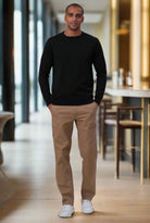Jackson Mens Crew Neck Jumper Mens Knitwear Brook Taverner