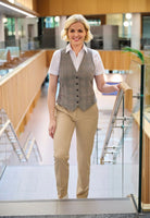 2363: Olivia Check Ladies Waistcoat Ladies Waistcoat Brook Taverner