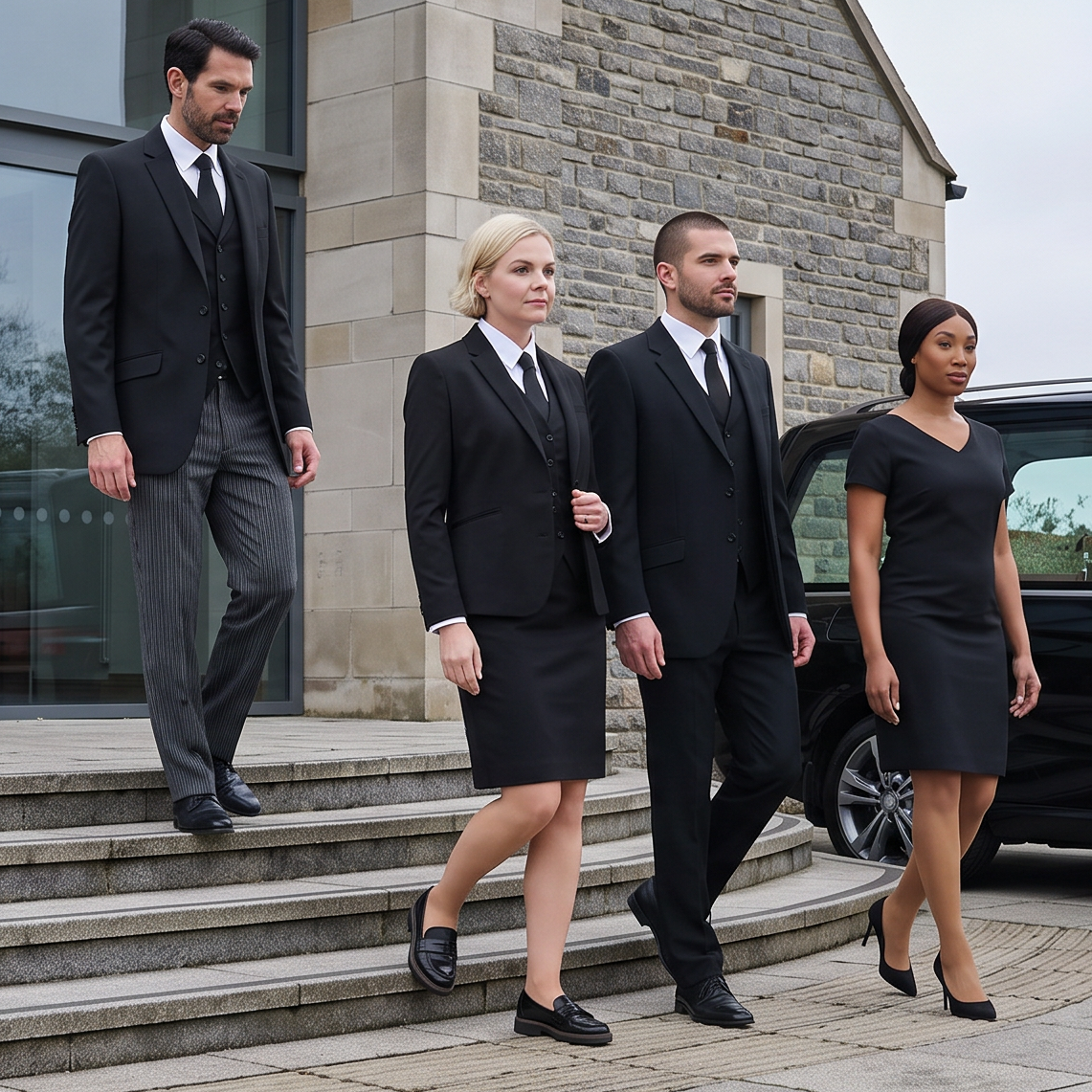 funeralwear and funeral directors suits