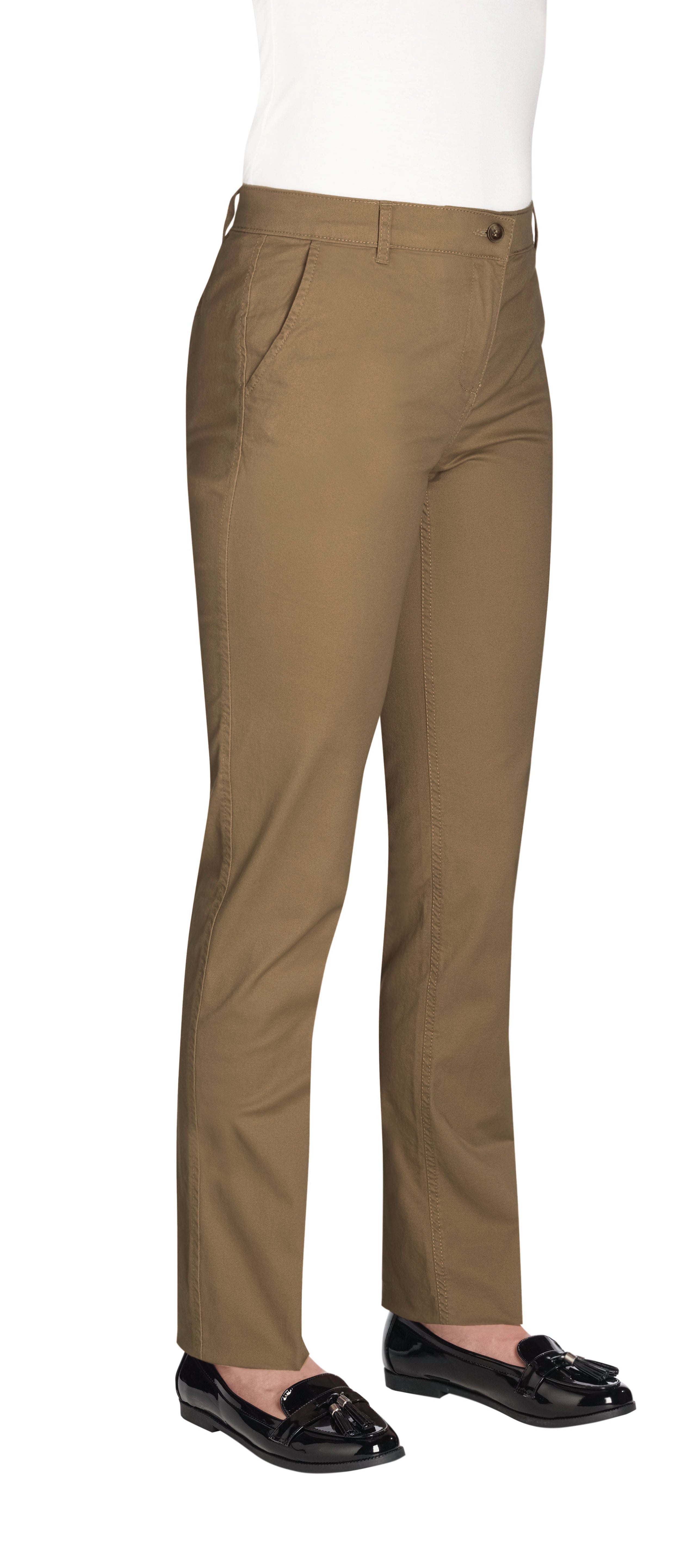 2404: Liberty Womens Slim Leg Chino - Short Womens Chinos Brook Taverner