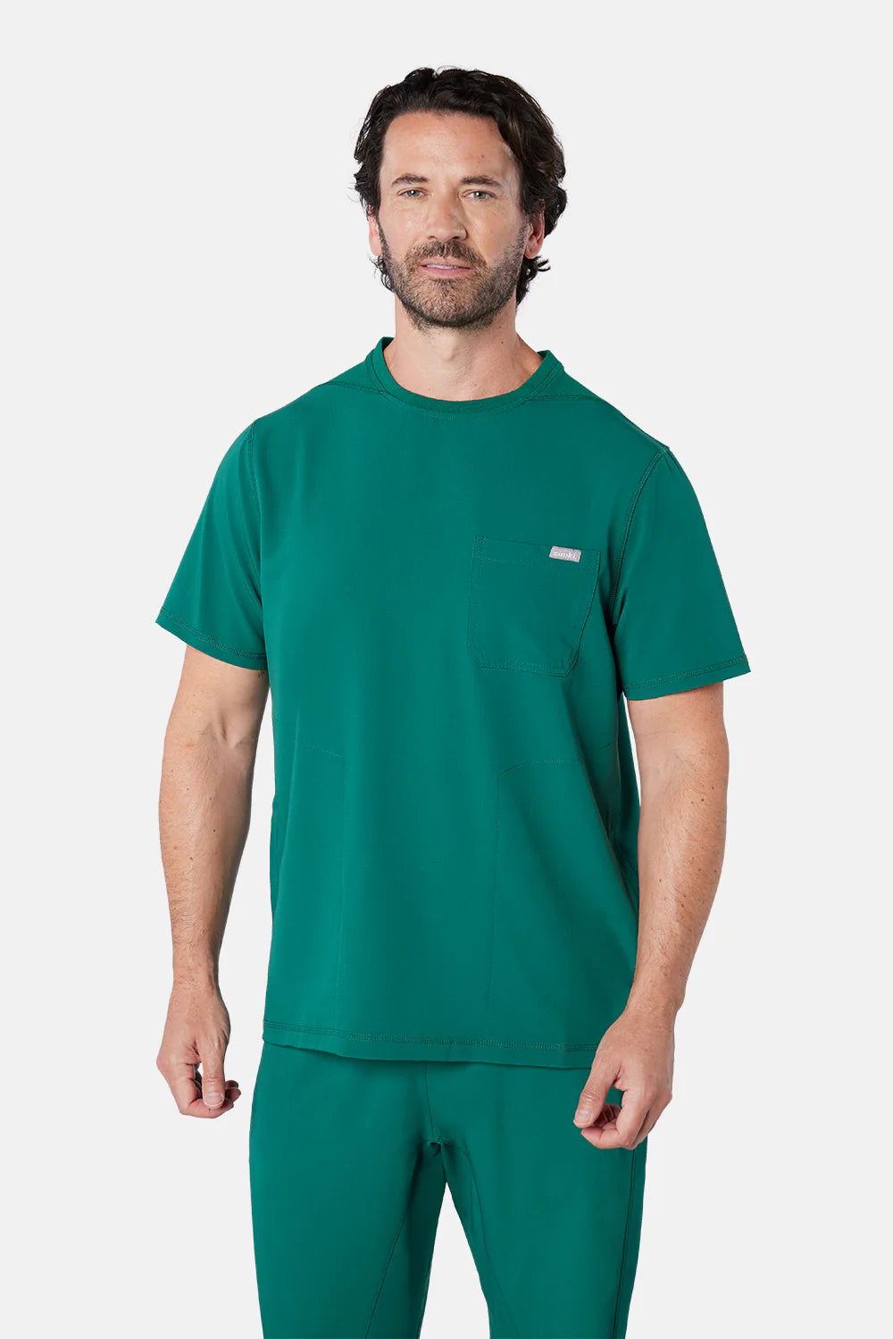 Miles Mens "Simki" Scrub Top Scrubs Behrens