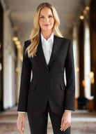 Novara Ladies Tailored Fit Jacket Ladies Suit Jacket Brook Taverner Black 6 Short