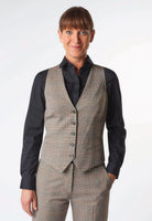 2363: Olivia Check Ladies Waistcoat Ladies Waistcoat Brook Taverner