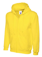 UC504: Unisex Full Zip Hooded Sweatshirt Mens Hoodies Uneek
