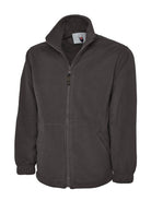 UC604: Unisex Classic Fleece Mens Fleeces Uneek Charcoal XS
