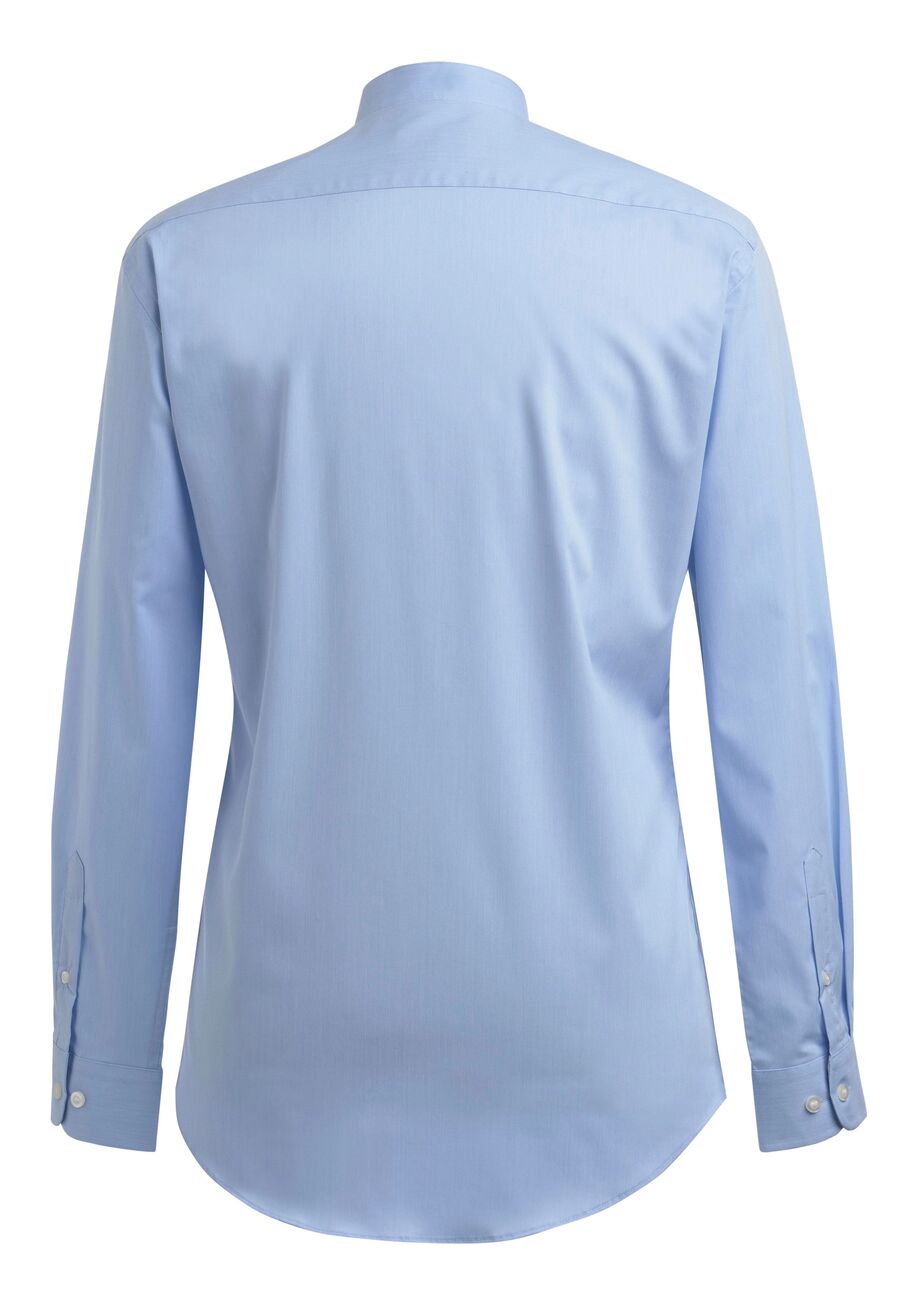 4571: Volterra Slim Fit Mens Grandad Collar Shirt Mens Long Sleeve Shirts Brook Taverner