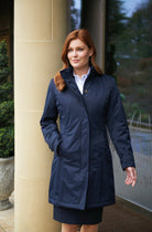 Washington Ladies Luxury Raincoat Womens Coats Brook Taverner Navy 6
