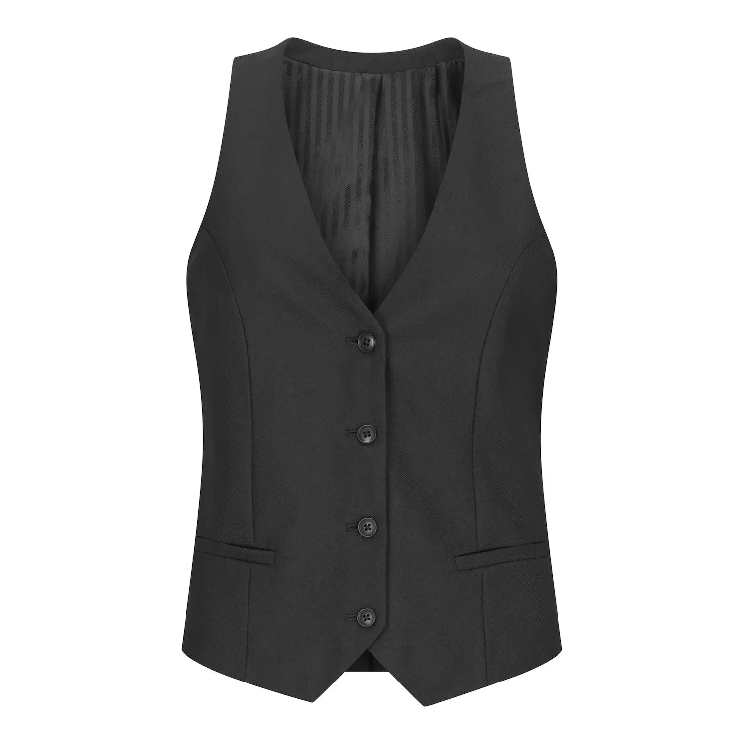Adelphi Women's Waistcoat Ladies Waistcoat Clubclass Black 4