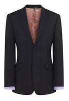 Aldwych Tailored Fit Mens Suit Jacket Mens Suit Jacket Brook Taverner Black 36 Short