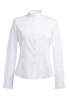 Amelia Semi-Fitted Grandad Collar Shirt Womens Long Sleeve Shirts Brook Taverner