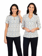April Ladies 3/4 Sleeve Blouse Blouses Vortex Designs