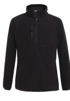 Ashton Mens 1/4 Zip Core Fleece Jacket Mens Fleeces Brook Taverner Black XS