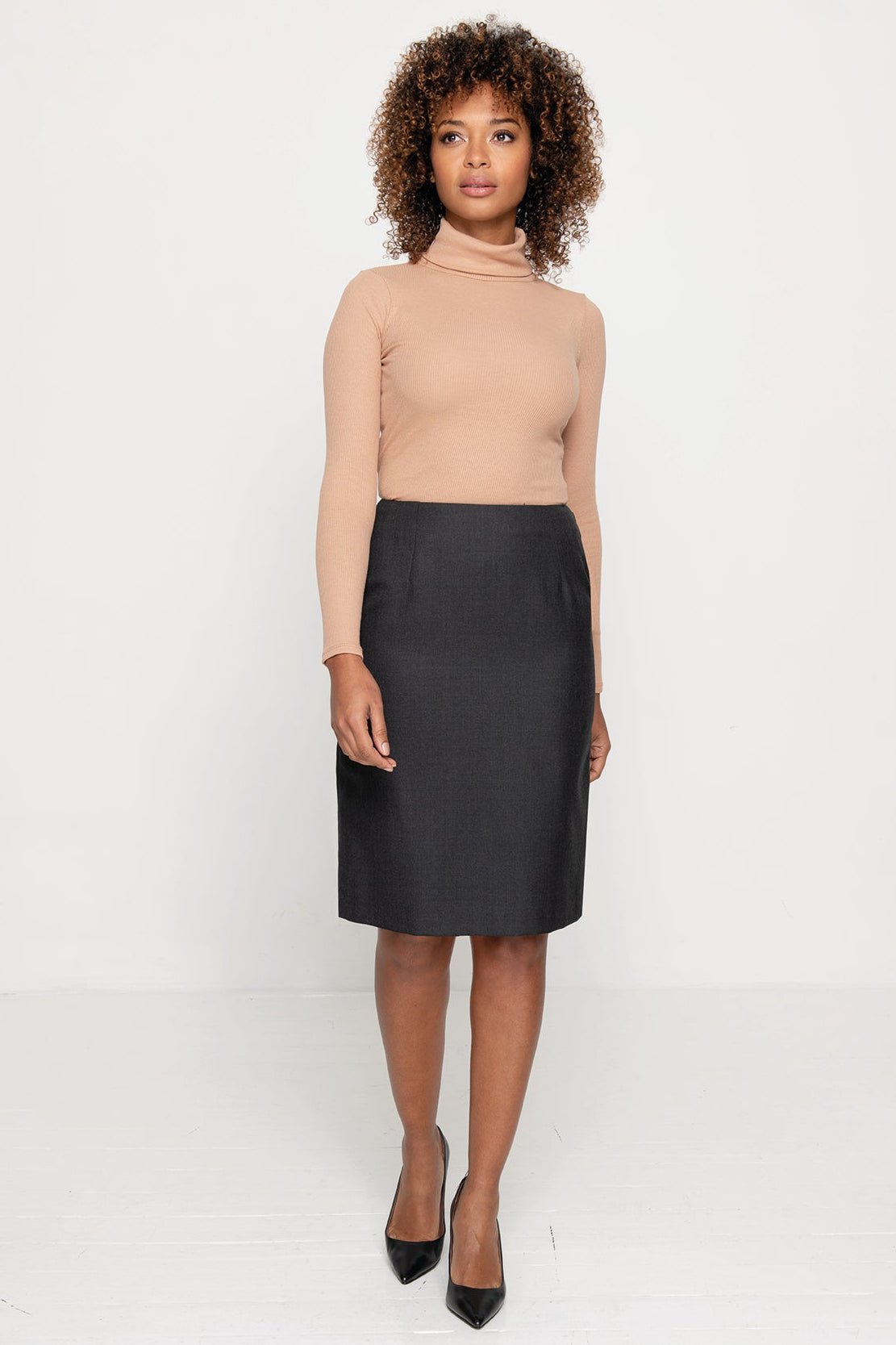 Astoria Pencil Skirt Skirts Clubclass Charcoal 4 Regular