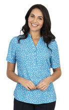 Bella Ladies Mandarin Collar Blouse Blouses Vortex Designs