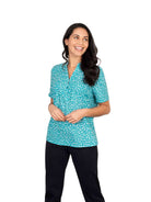 Bella Ladies Mandarin Collar Blouse Blouses Vortex Designs