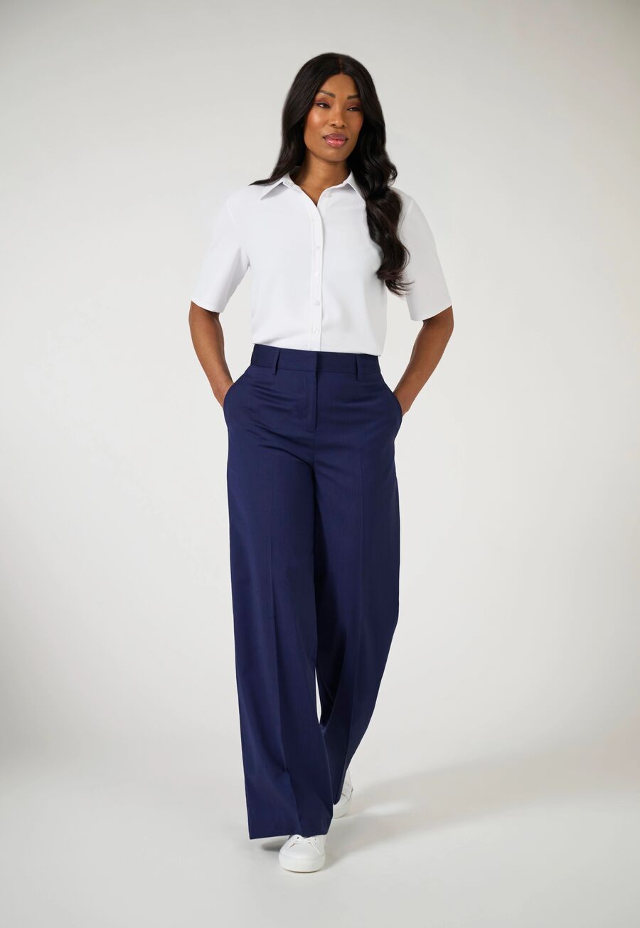 Bella Women's Wide Leg Trouser - The Staff Uniform Company