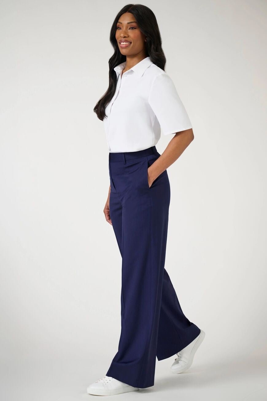 Bella Women's Wide Leg Trouser Ladies Suit Trouser Brook Taverner
