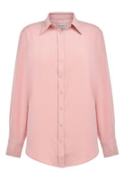 Bergamo Button Front Blouse Blouses Brook Taverner Pink 6