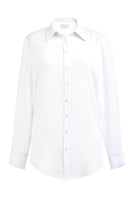 2419: Bergamo Button Front Blouse Blouses Brook Taverner White 6
