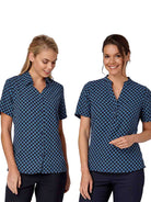Bonnie Ladies Geo Print Blouse Blouses Vortex Designs