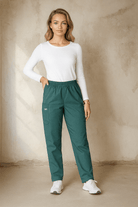 Cherokee Originals 4200 Scrub Unisex Pants Unisex Scrub Trousers Cherokee Originals Hunter Green XXS