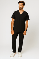 Cherokee Originals 4876 Unisex Scrub Top Unisex Scrub Top Cherokee Originals Black XXS