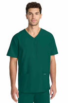 Cherokee Ultra Unisex V-Neck Scrub Top Unisex Scrub Top Cherokee Ultra Hunter Green XXS