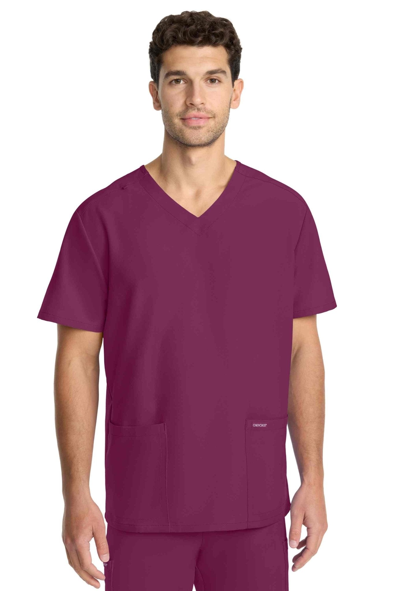 Cherokee Ultra Unisex V-Neck Scrub Top Unisex Scrub Top Cherokee Ultra