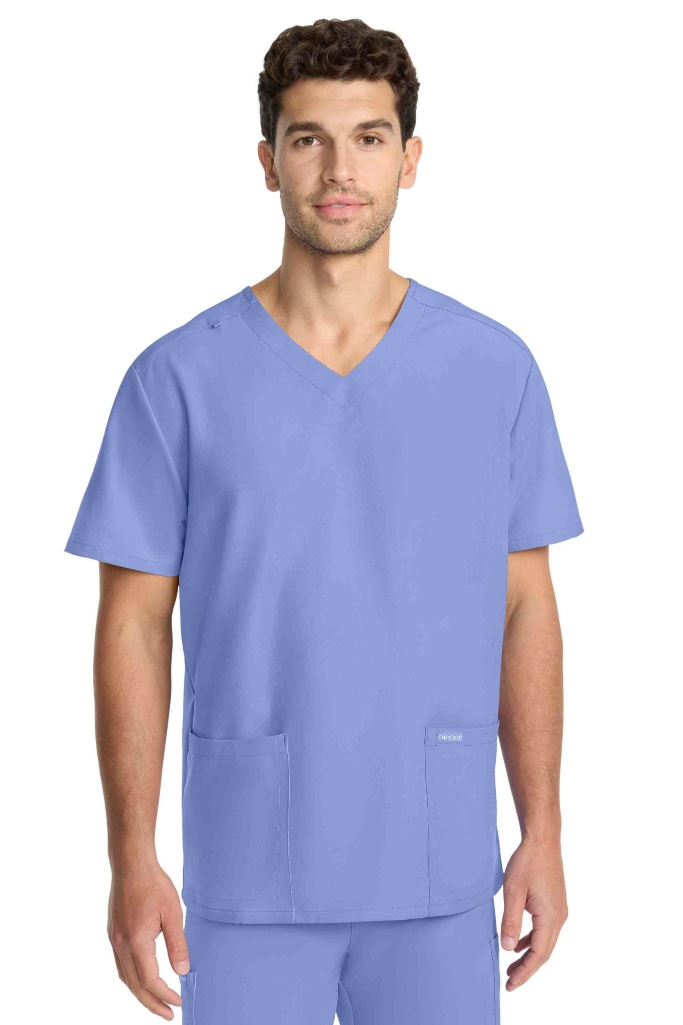 Cherokee Ultra Unisex V-Neck Scrub Top Unisex Scrub Top Cherokee Ultra Ceil XXS